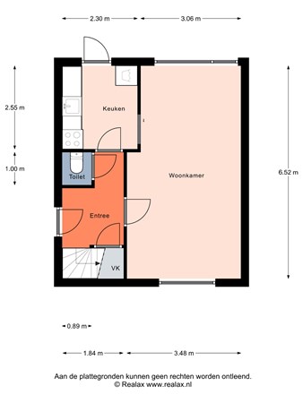 Floorplan - Prins Willem van Oranjestraat 24, 3751 CW Bunschoten-Spakenburg